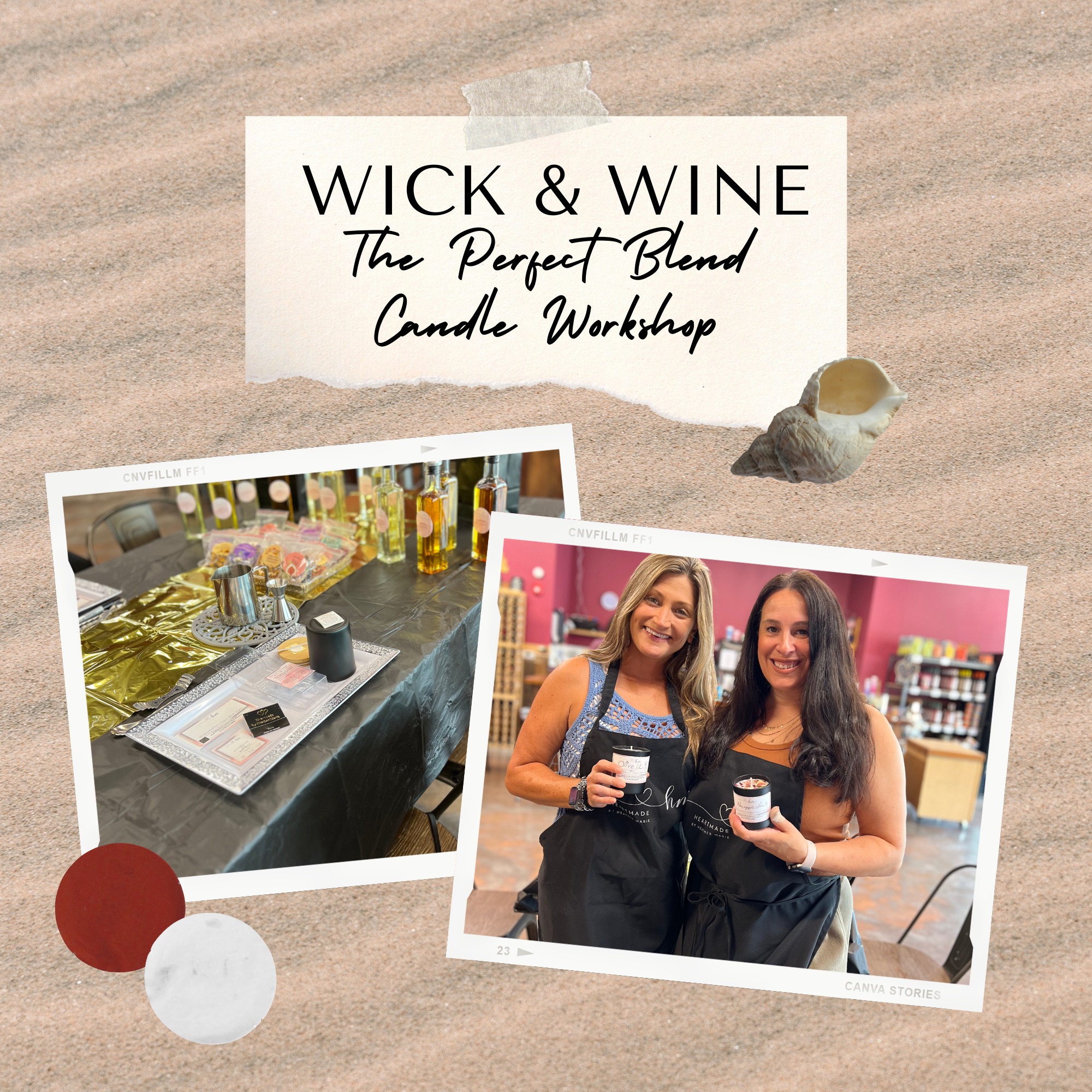 Wick & Wine - Candle Making Workshop - April 4, 2025 Wick & Wine - Candle Making Workshop - April 4, 2025