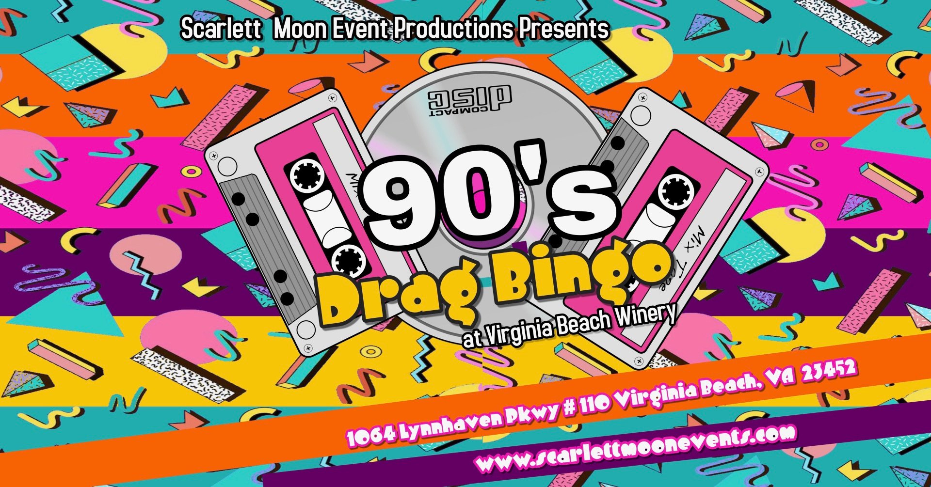 90’s Drag Bingo - April 11, 2025 90’s Drag Bingo - April 11, 2025