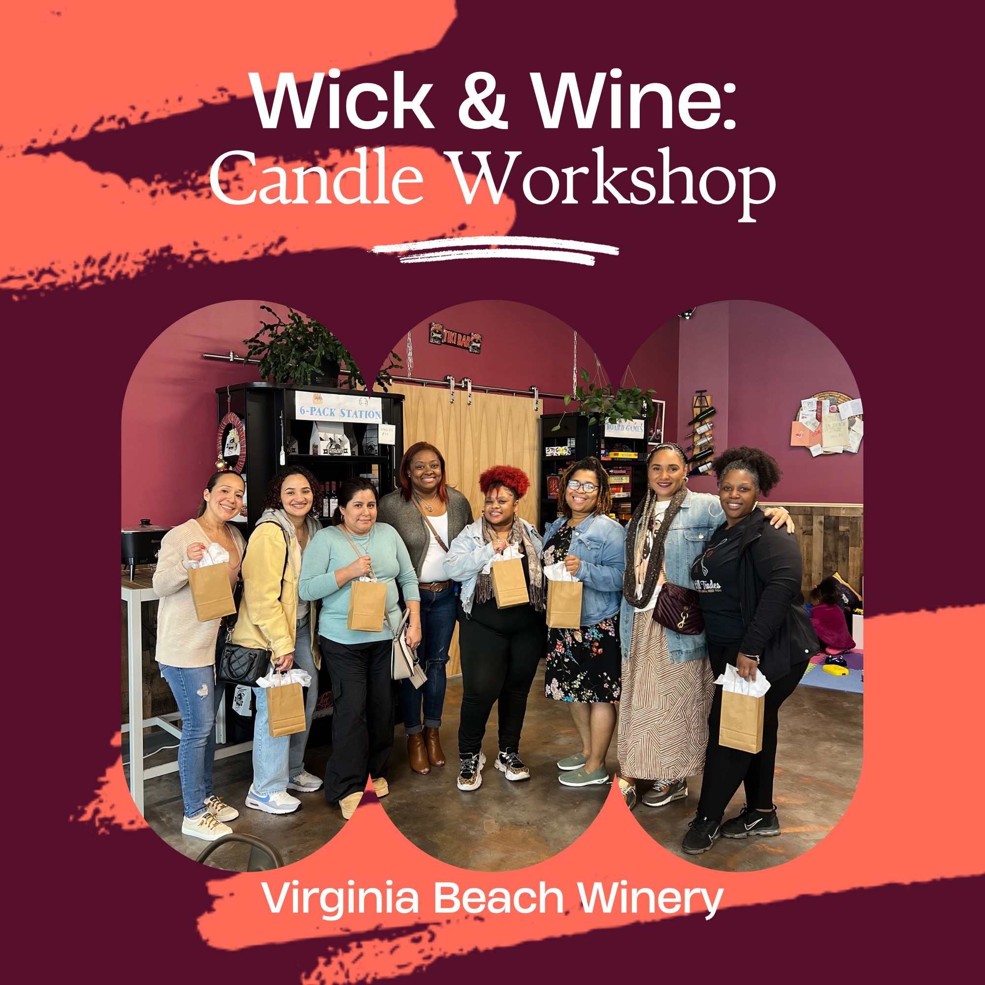 Wick & Wine: The Perfect Blend at Virginia Beach Winery - August 22, 2025 Wick & Wine: The Perfect Blend at Virginia Beach Winery - August 22, 2025