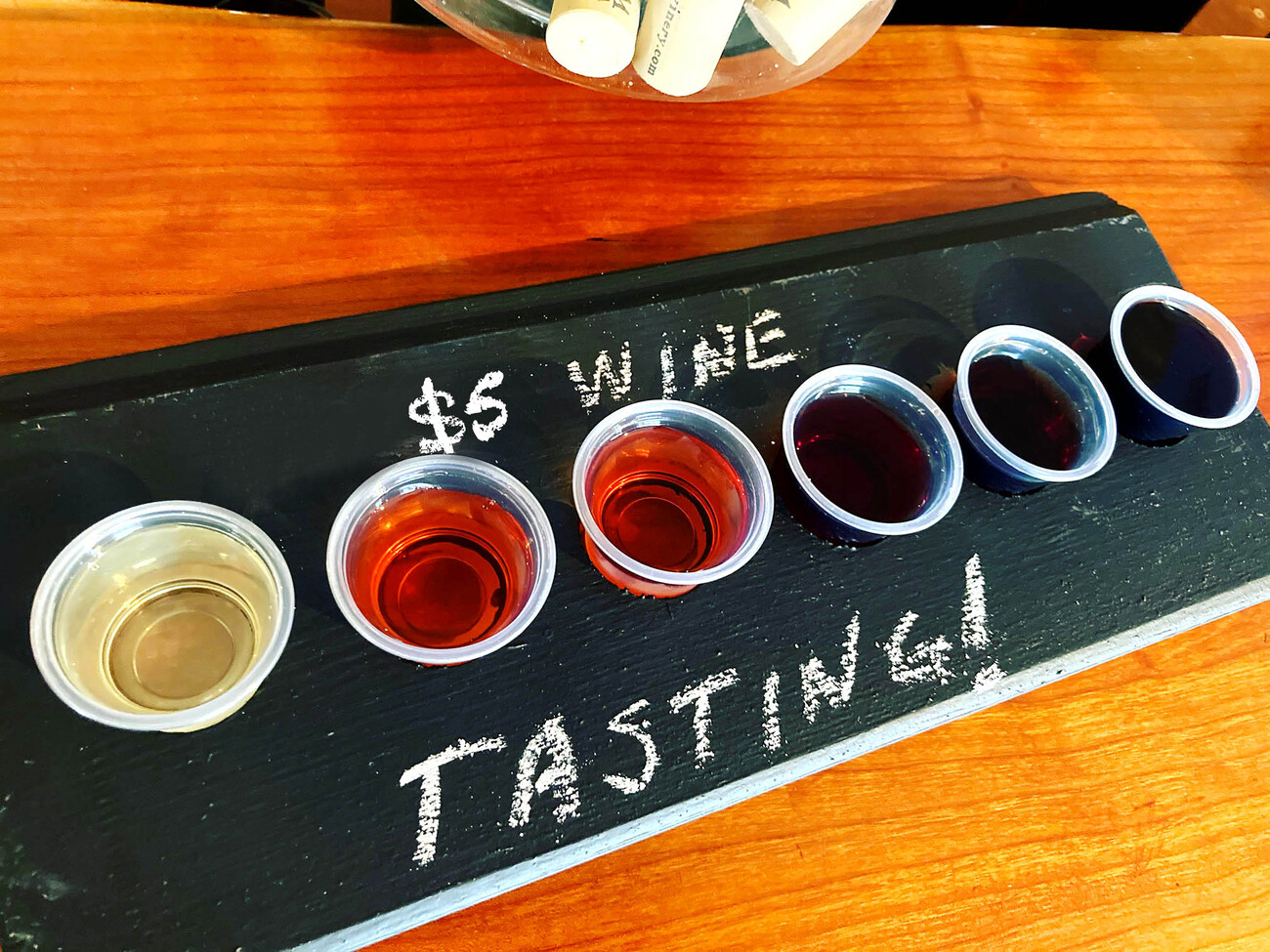 $5 wine tasting at the Virginia Beach Winery every day!