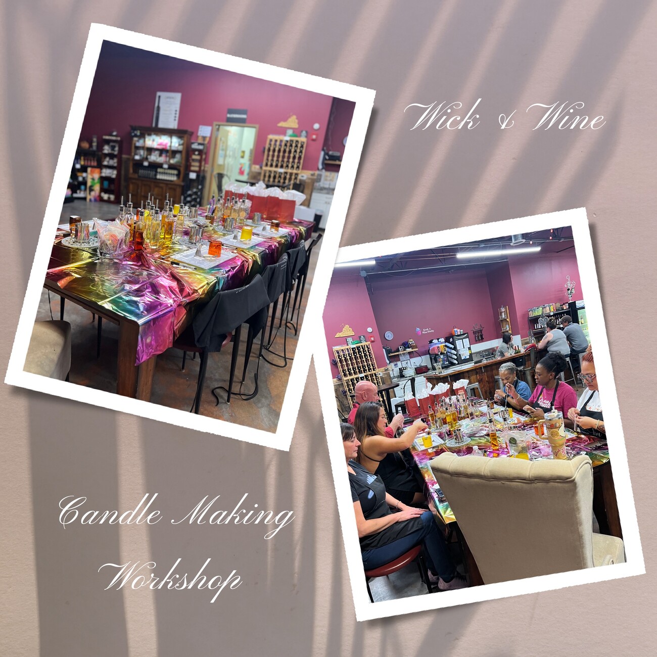 Candle making class & workshop