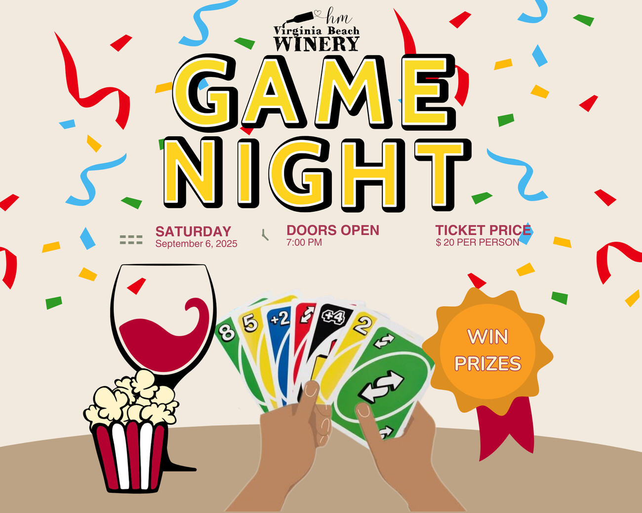 🎲 Game Night 🎲 - September 6, 2025