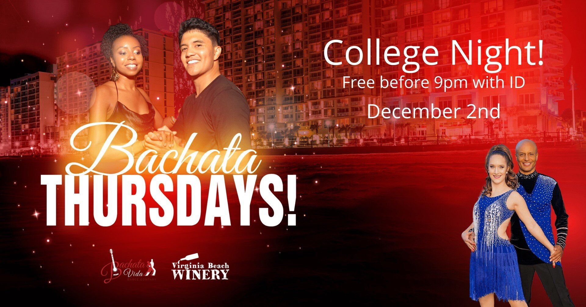 Bachata Thursdays! College Night! Bachata Thursdays! College Night!
