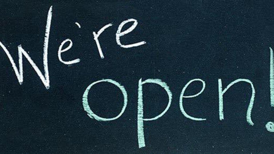 We are open!