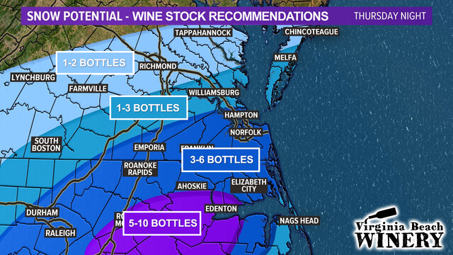 Wine Stock-up Snow Party