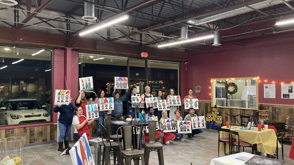 Gnome Painting Gnome Painting