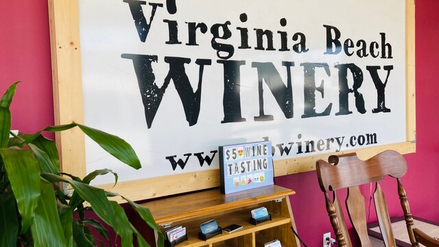 $5 wine tasting at the Virginia Beach Winery every Sunday!