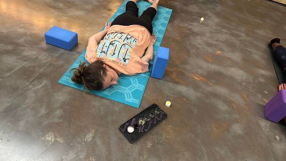 Yoga Girl & Wine