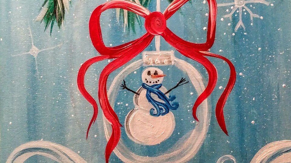 Paint & Sip - Snowman Canvas Paint & Sip - Snowman Canvas