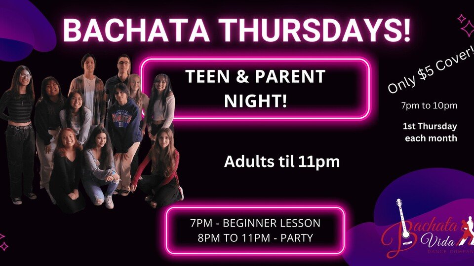 Bachata Thursdays! Bachata Thursdays!