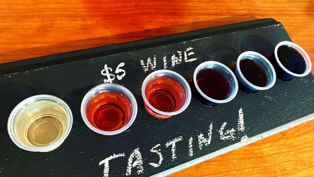 $5 wine tasting at the Virginia Beach Winery every Saturday!