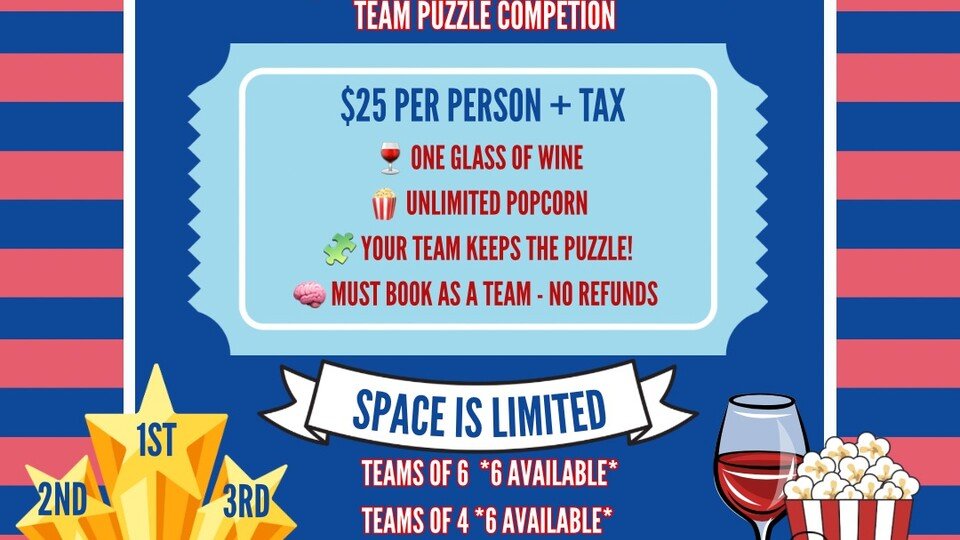 🇺🇸🧩Red, White & Puzzle Night🧩🇺🇸 - July 3, 2025
