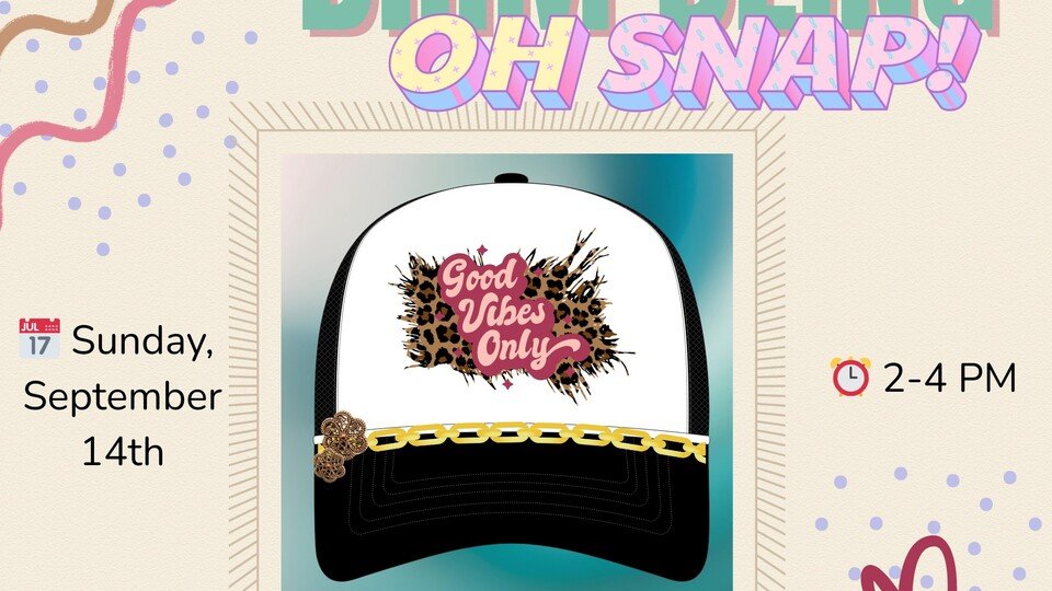 Brim Bling, Pop Up Hat Bar - September 14, 2025