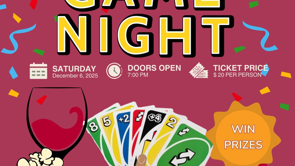 🎲 Game Night 🎲 - December 6, 2025